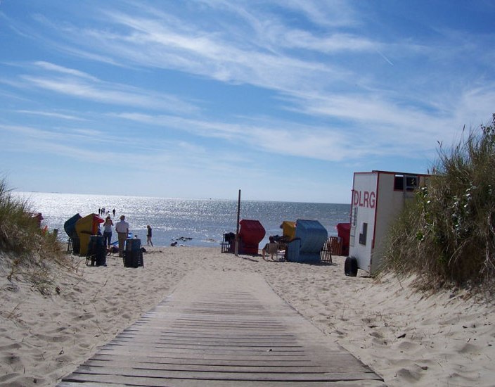 La playa de Föhr esla más antigua del Mar del Norte
